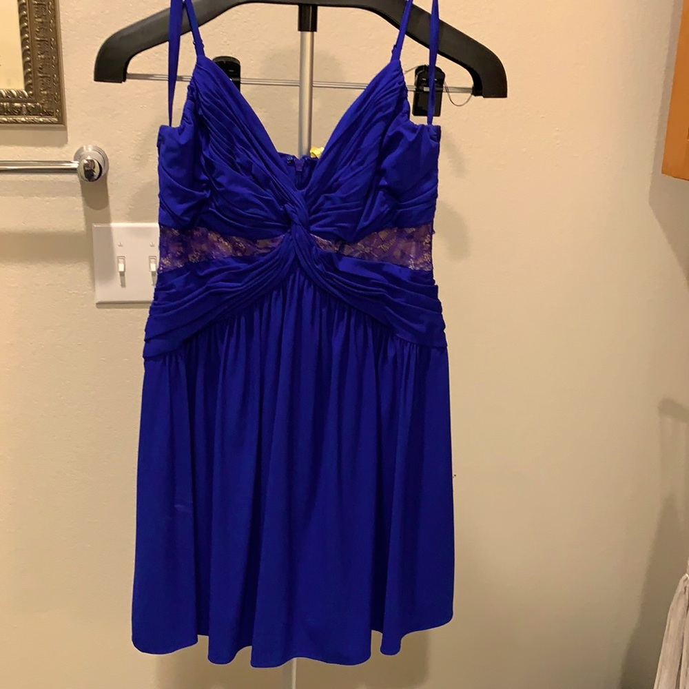 Royal blue prom / party dress worn once!